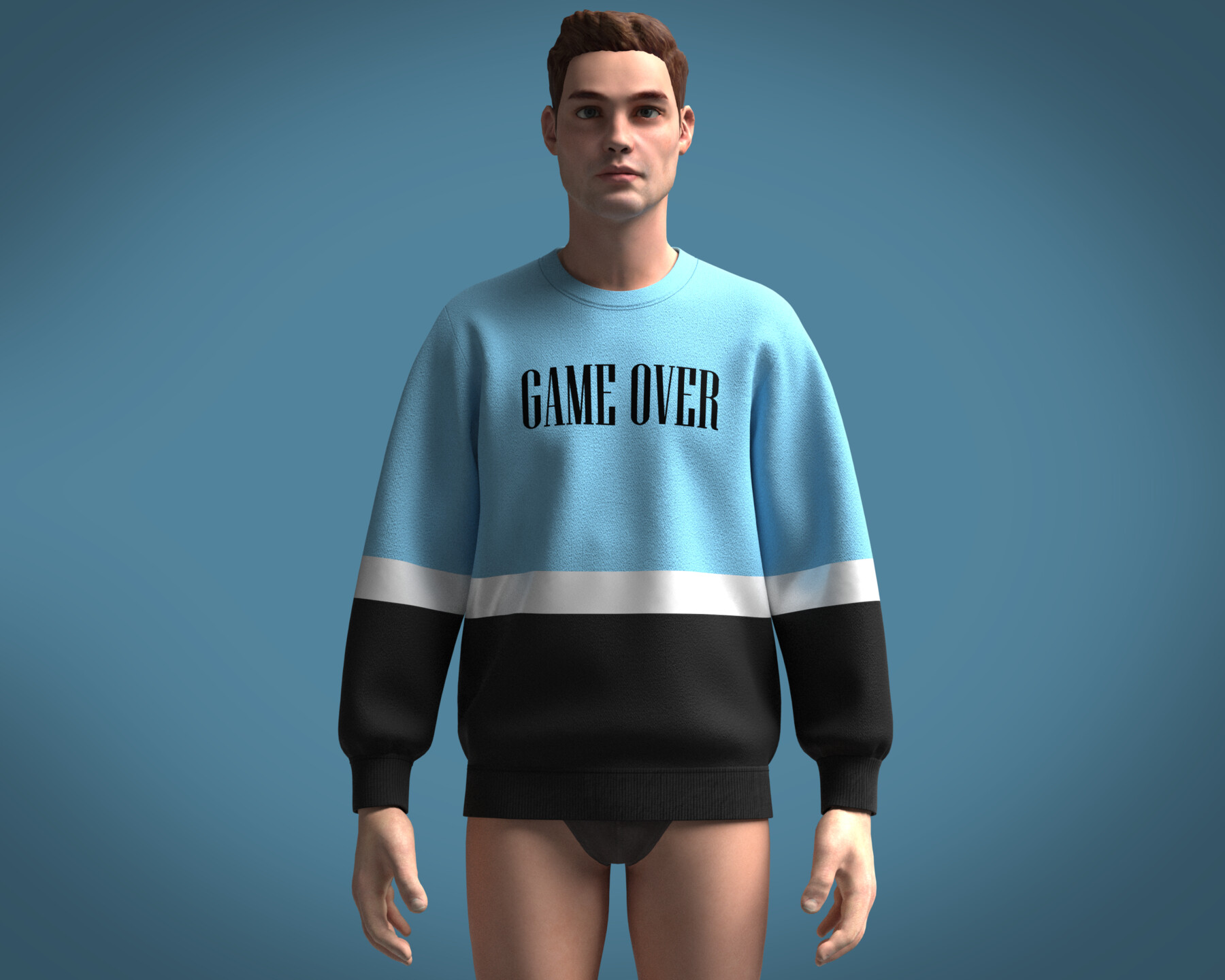 ArtStation - Sweatshirt - game over