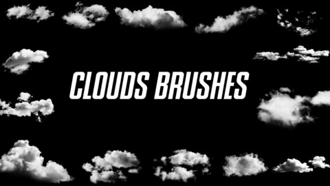 Cloud brushes for Photoshop