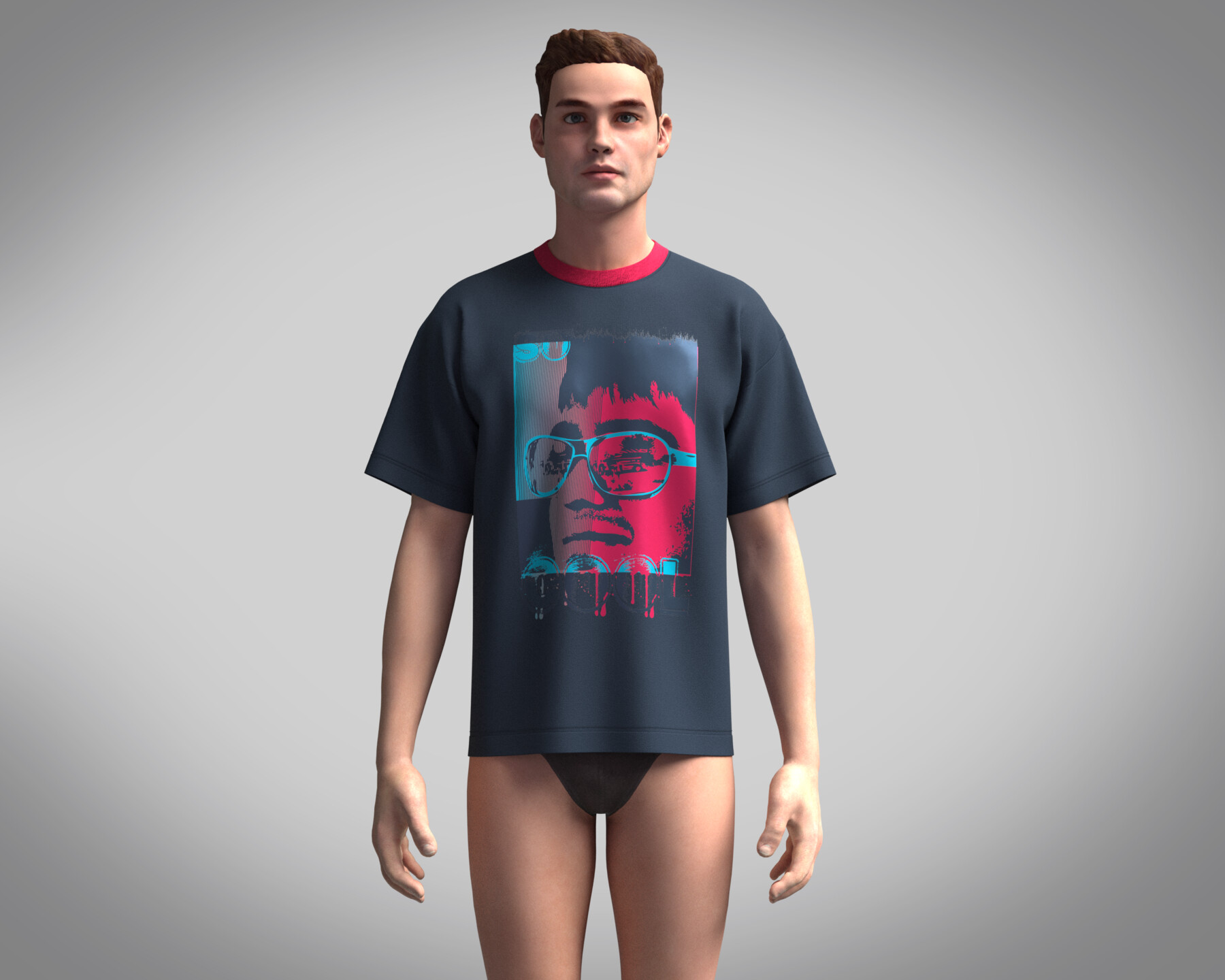 ArtStation - OVERSIZED T-SHIRTS PACK / zprj obj fbx