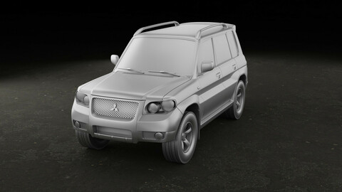 2007 Mitsubishi Pajero TR4 3 versions stl 3D printing 3D print model