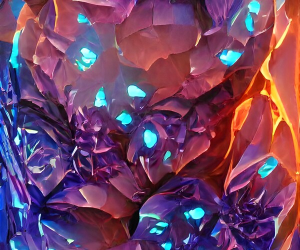ArtStation - Gemstone bloom 300 img pack  Artworks