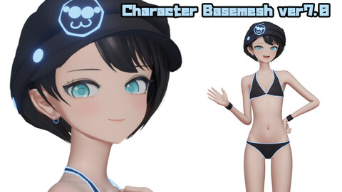 Anime Character Basemesh v7.0