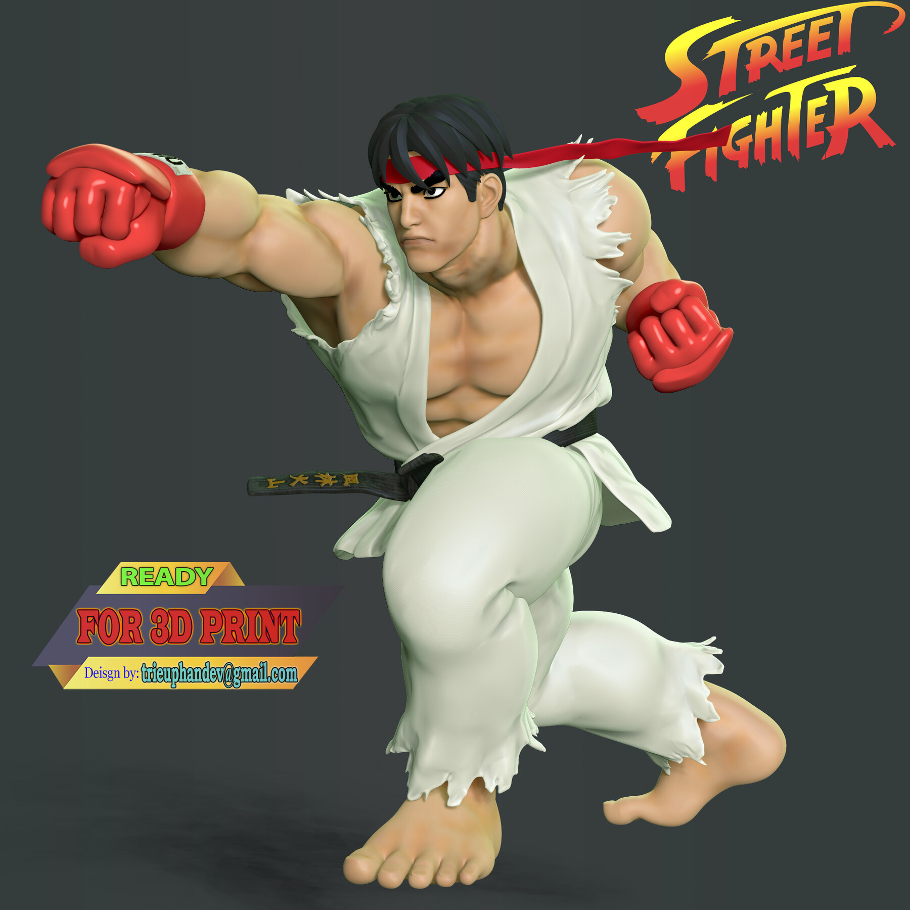 ArtStation - Ryu - Street Fighter