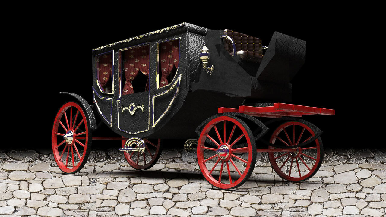 ArtStation Luxury Horse Carriage Resources