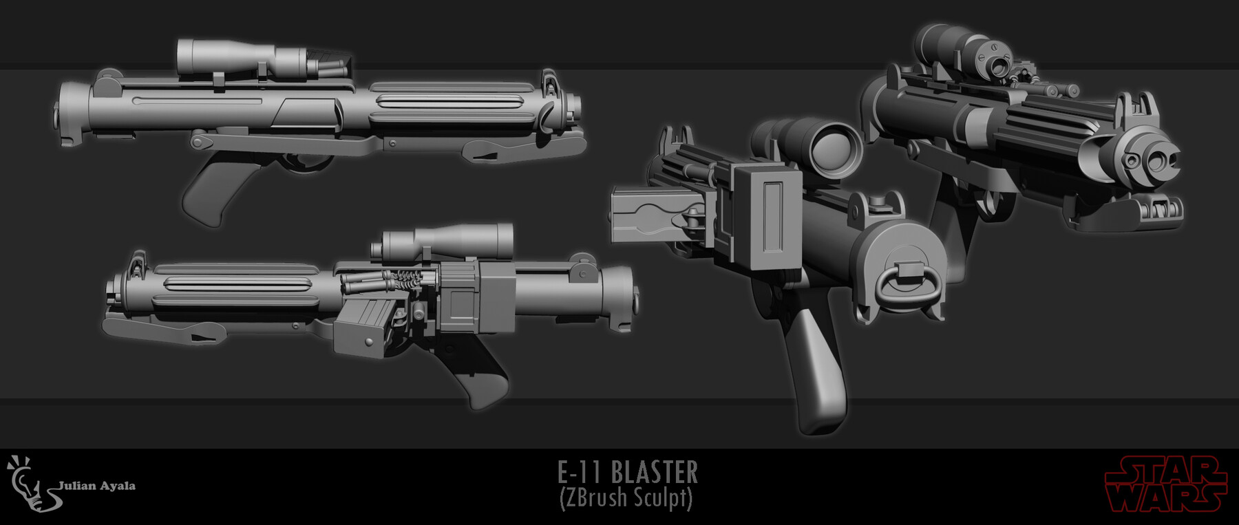 ArtStation - E_11_Blaster | Game Assets