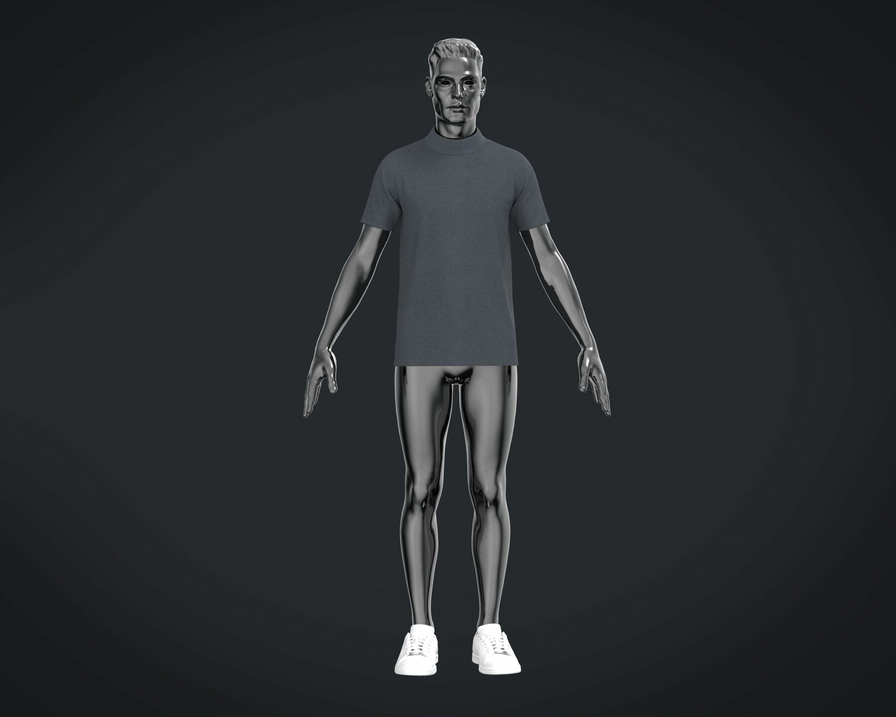 ArtStation - OVERSIZED T-SHIRTS PACK / zprj obj fbx