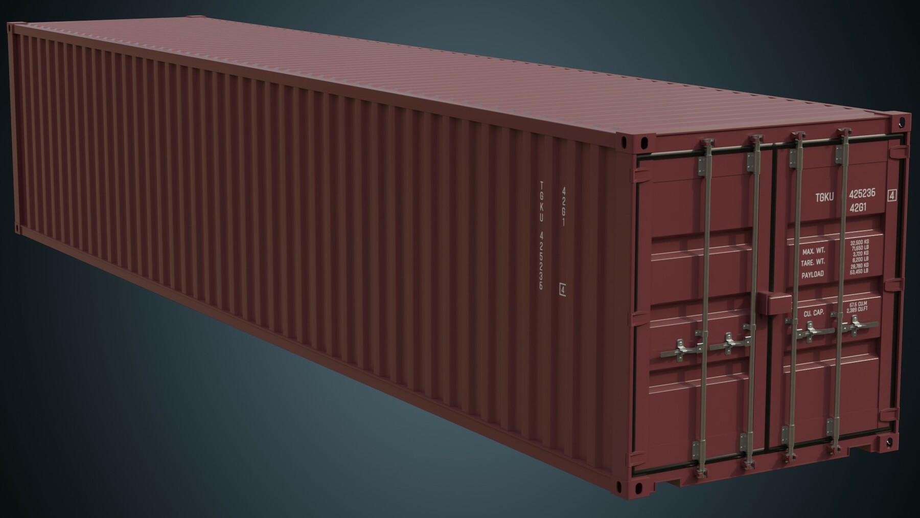 ArtStation - Cargo Container 3A | Game Assets