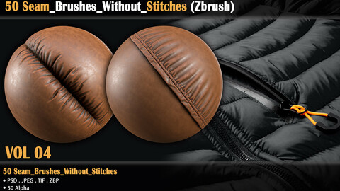 50 Seam_Brushes_Without_Stitches/Zbrush (VOL 04)