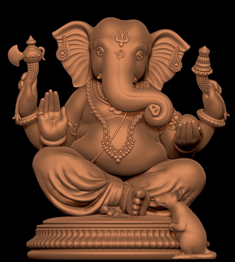 ArtStation - Ganesha 3d Modal_3D_Printing | Resources