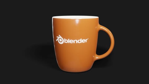 Blender Mug Free 3D Model for Blender