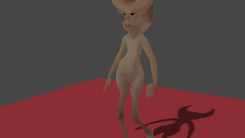 3d alien model