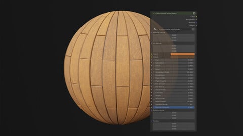Customizable wood planks for EEVEE and CYCLES