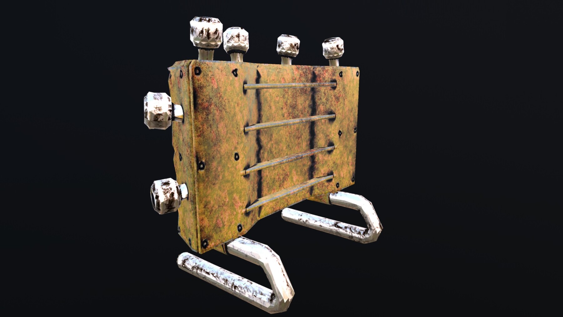 ArtStation CLAYMORE MINE lowpoly PBR Game Assets