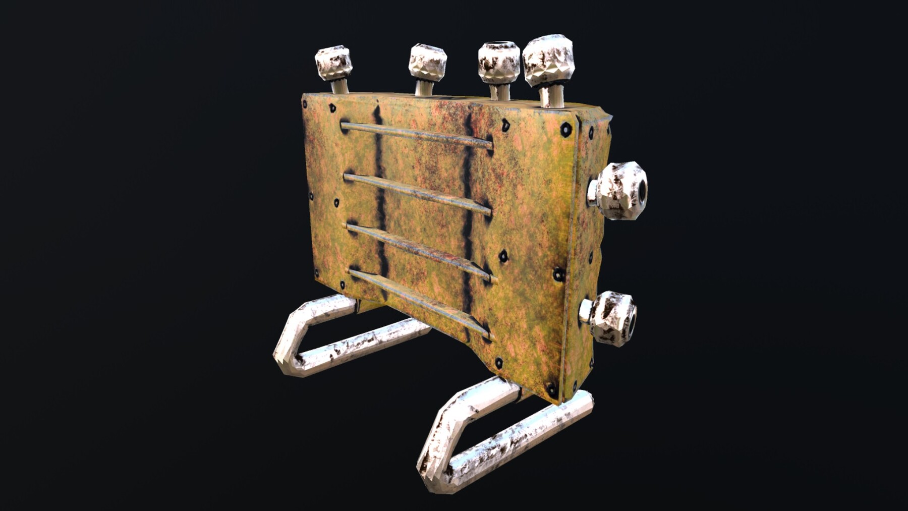 ArtStation CLAYMORE MINE lowpoly PBR Game Assets