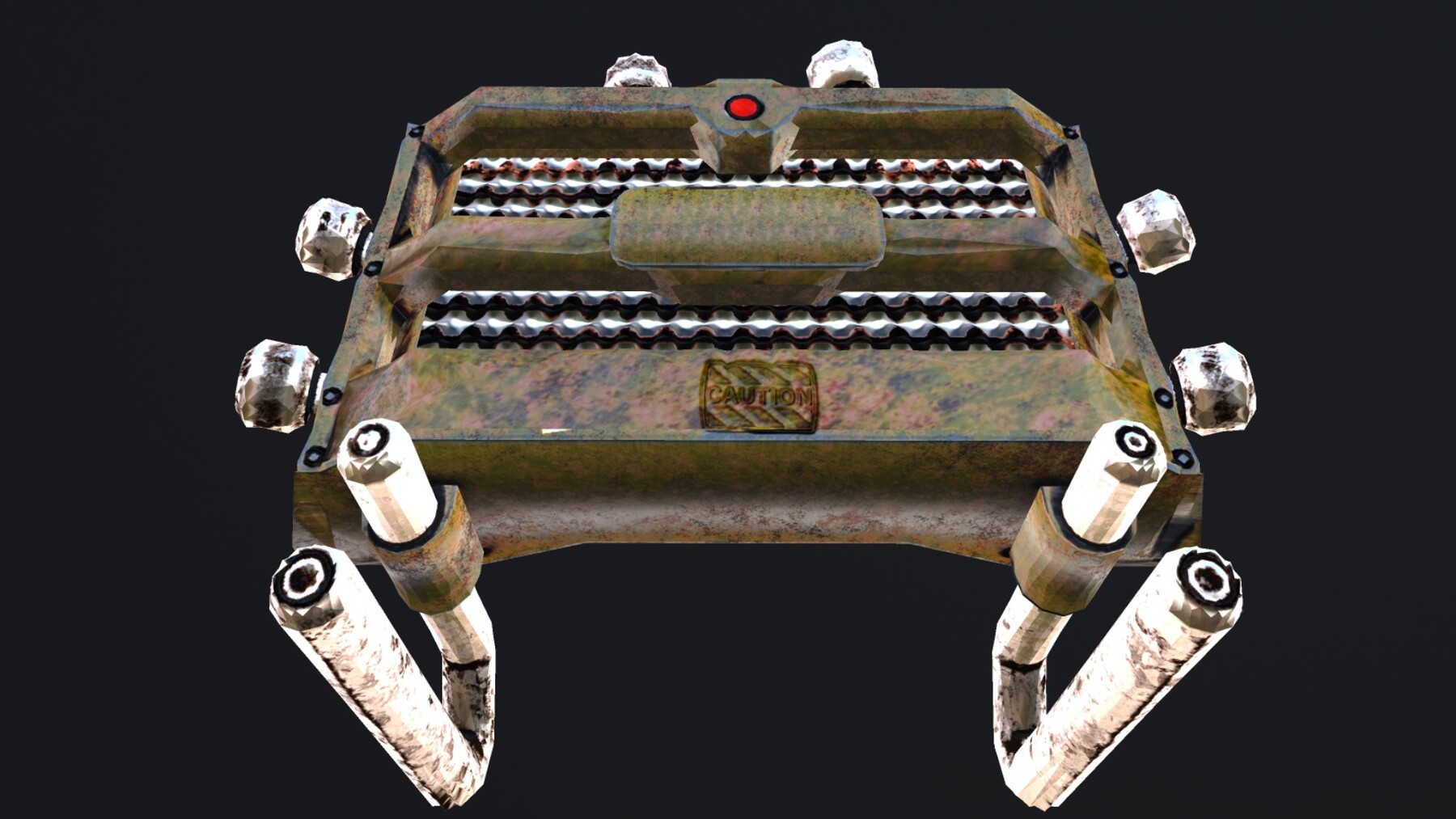 ArtStation CLAYMORE MINE lowpoly PBR Game Assets