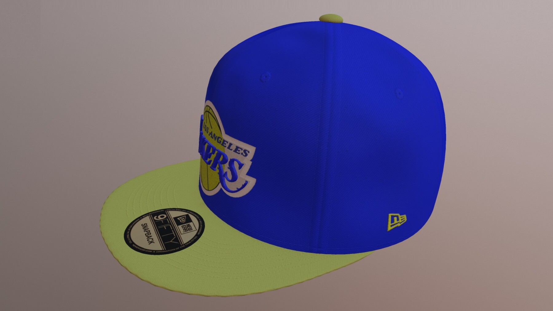 3D model Los Angeles Lakers Cap - Low Poly NBA - Character Hat VR / AR /  low-poly