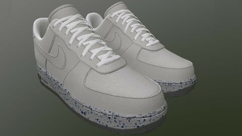 NIKE AIR FORCE AIR MAG STYLE SHOES low-poly PBR