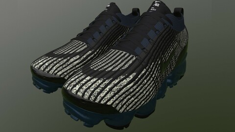 NIKE VAPORMAX SHOES low-poly PBR