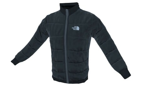 THE NORTH FACE JACKET low-poly PBR