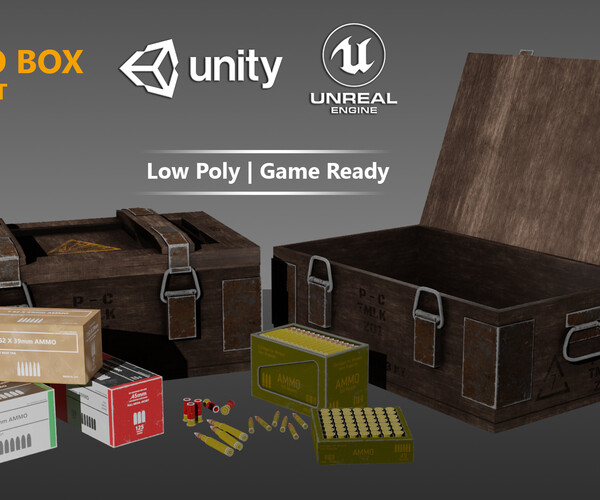 Ammo Boxes Props 2 in Props - UE Marketplace