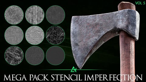 MEGA PACK - 110 Practical and useful Stencil imperfection VOL 5