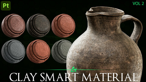 High-Detail Clay Smart Material