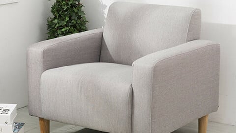 Pico single seat fabric sofa