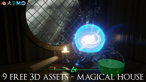 Magical House - Free 3D Assets