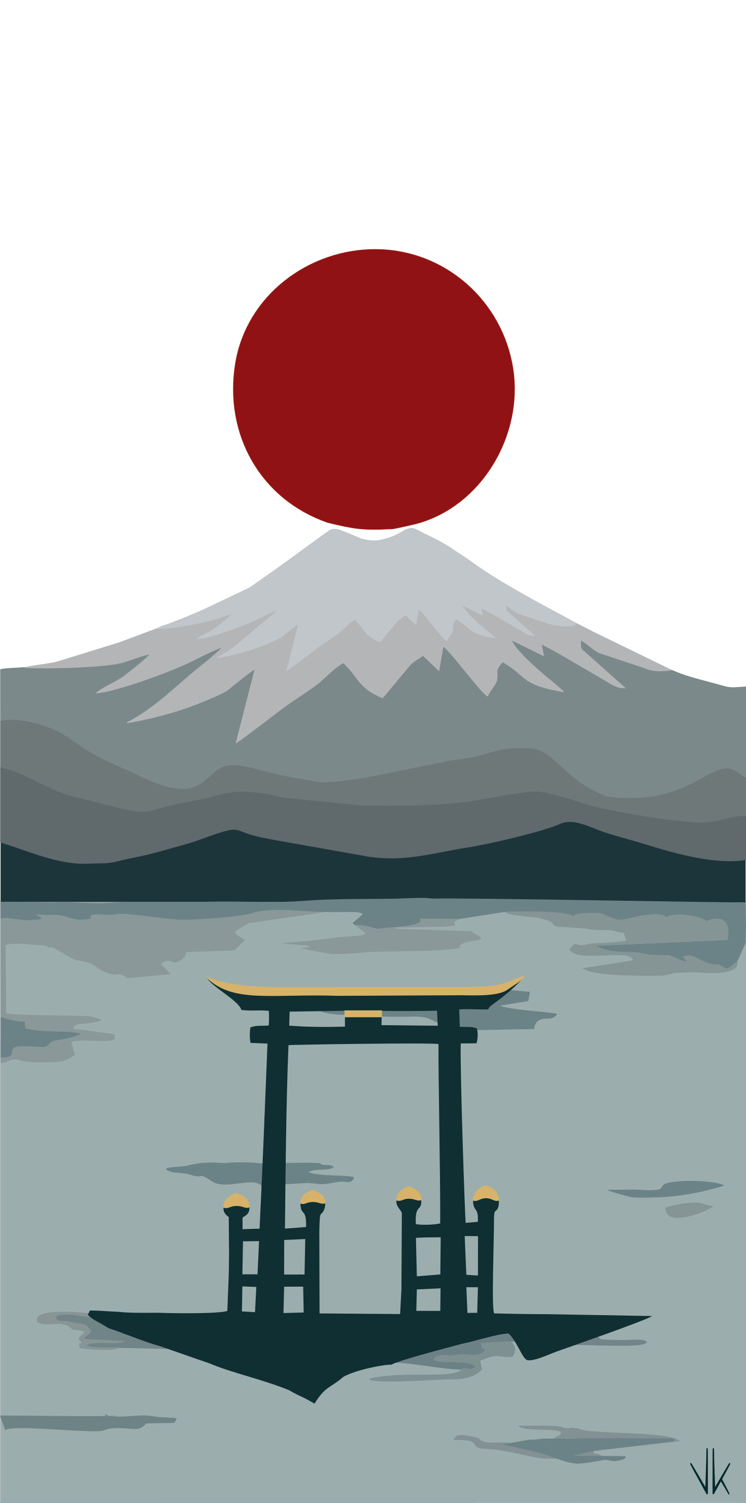 ArtStation Red Sun Triptych, Part 2 Artworks