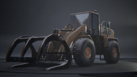 Forest wheel loader