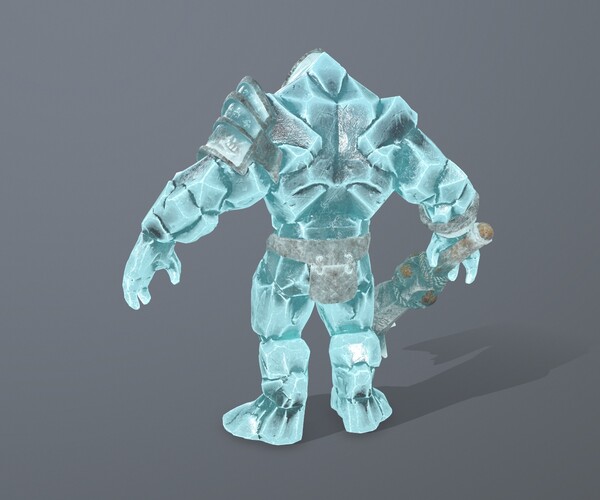 ArtStation - ice monster | Game Assets