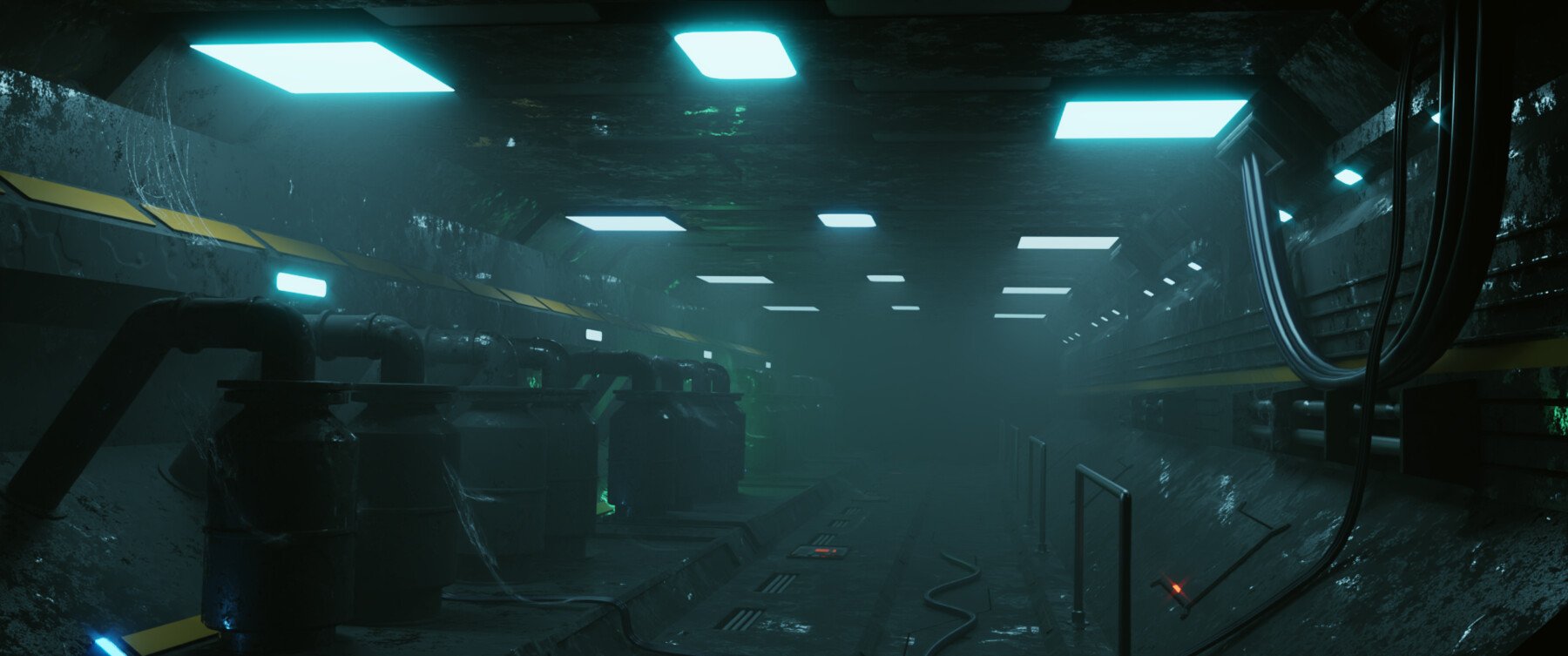 ArtStation - Sci-fi corridor | Resources