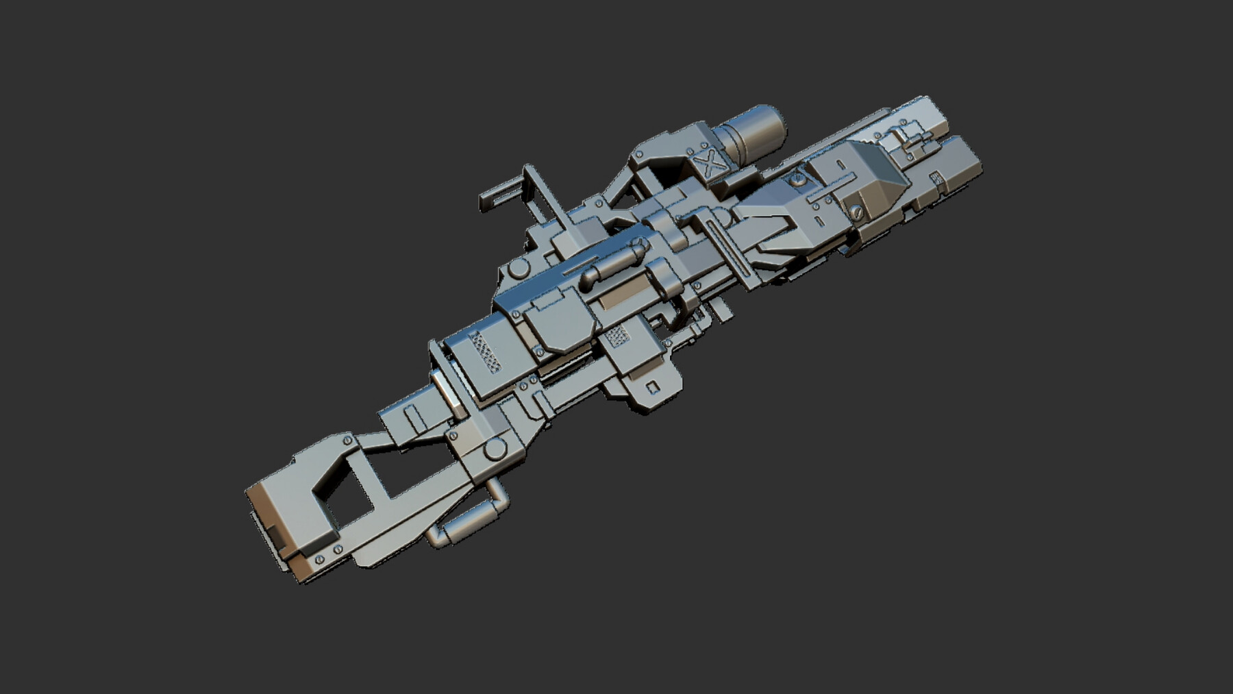 ArtStation - Sci-Fi Rifle | Resources