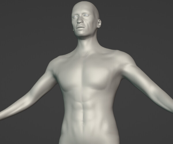 ArtStation - Male Base mesh | Resources