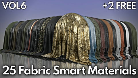 25 Fabric smart materials + 2 free #Vol.6