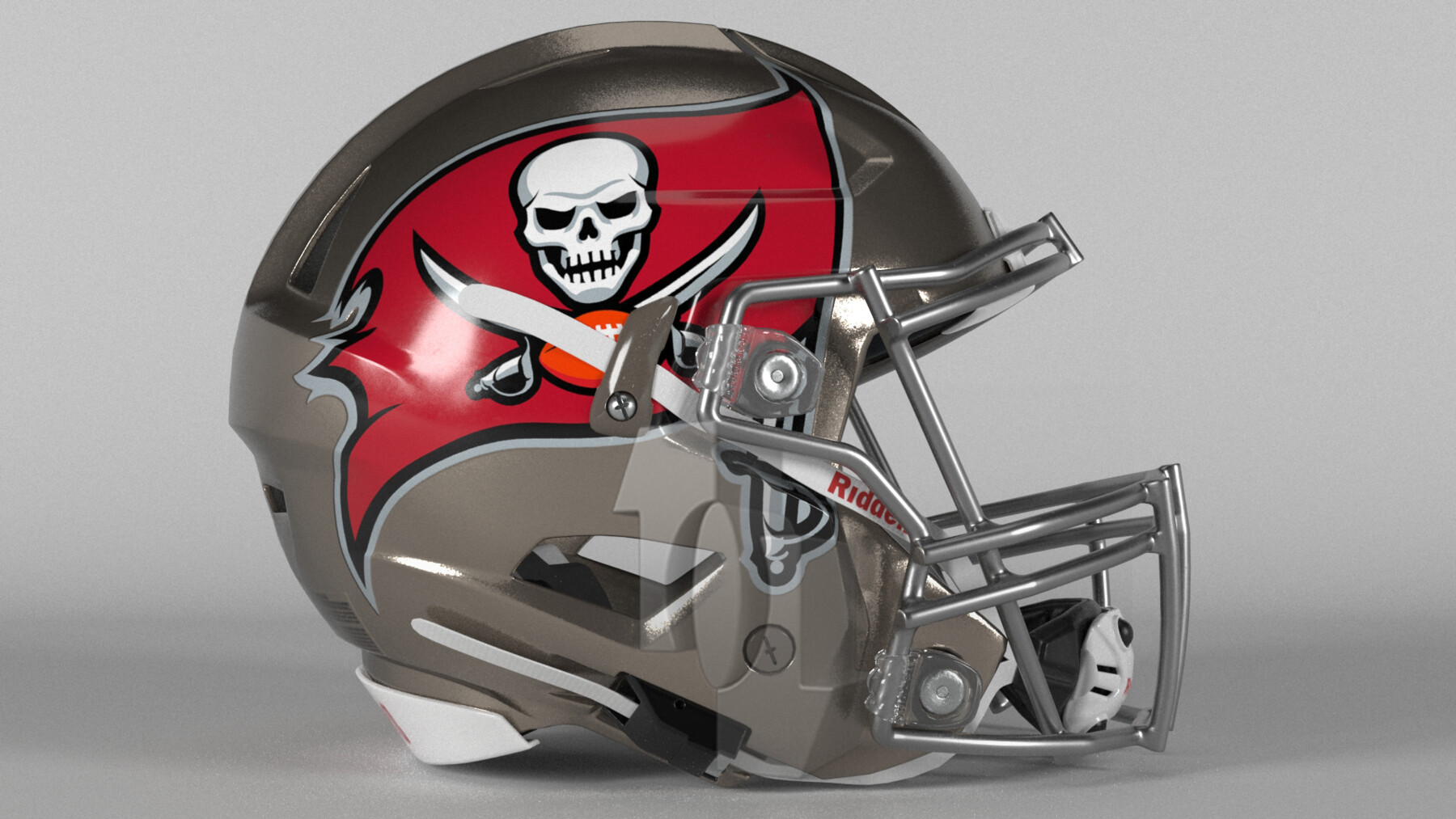 Football Helmet colletion NFC and AFC 3D Model Collection