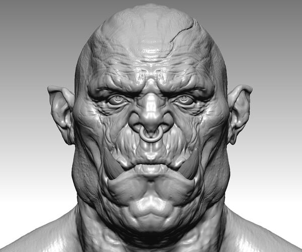 ArtStation - Orc HiPoly Hobbit style | Resources