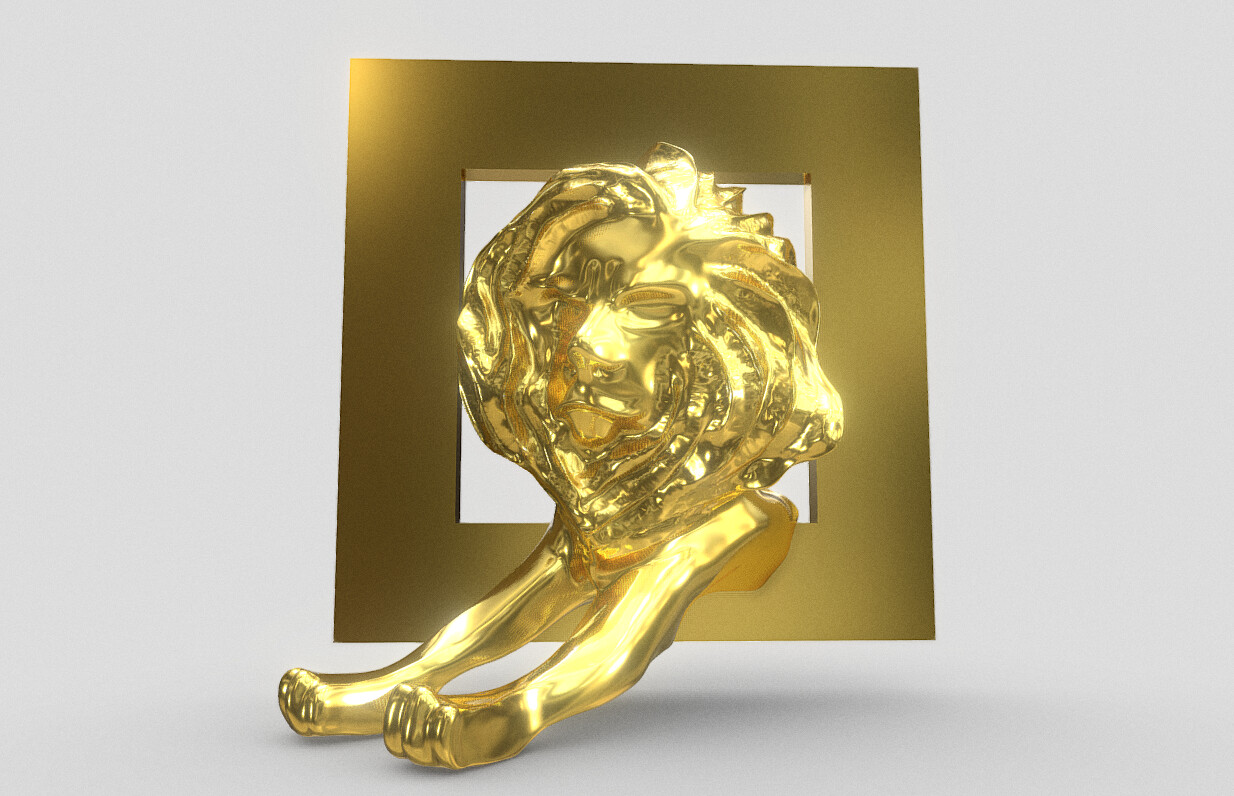 ArtStation - Cannes Lion Trophy Square | Resources