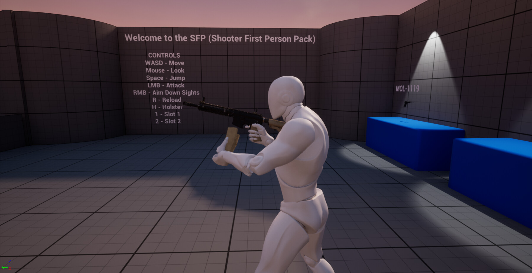 Walking Animation for 1st and 3rd Person Shooter - Game Engine