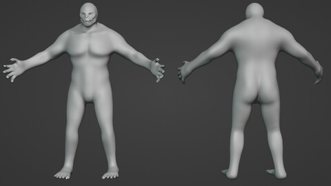 Killer Croc Base Mesh