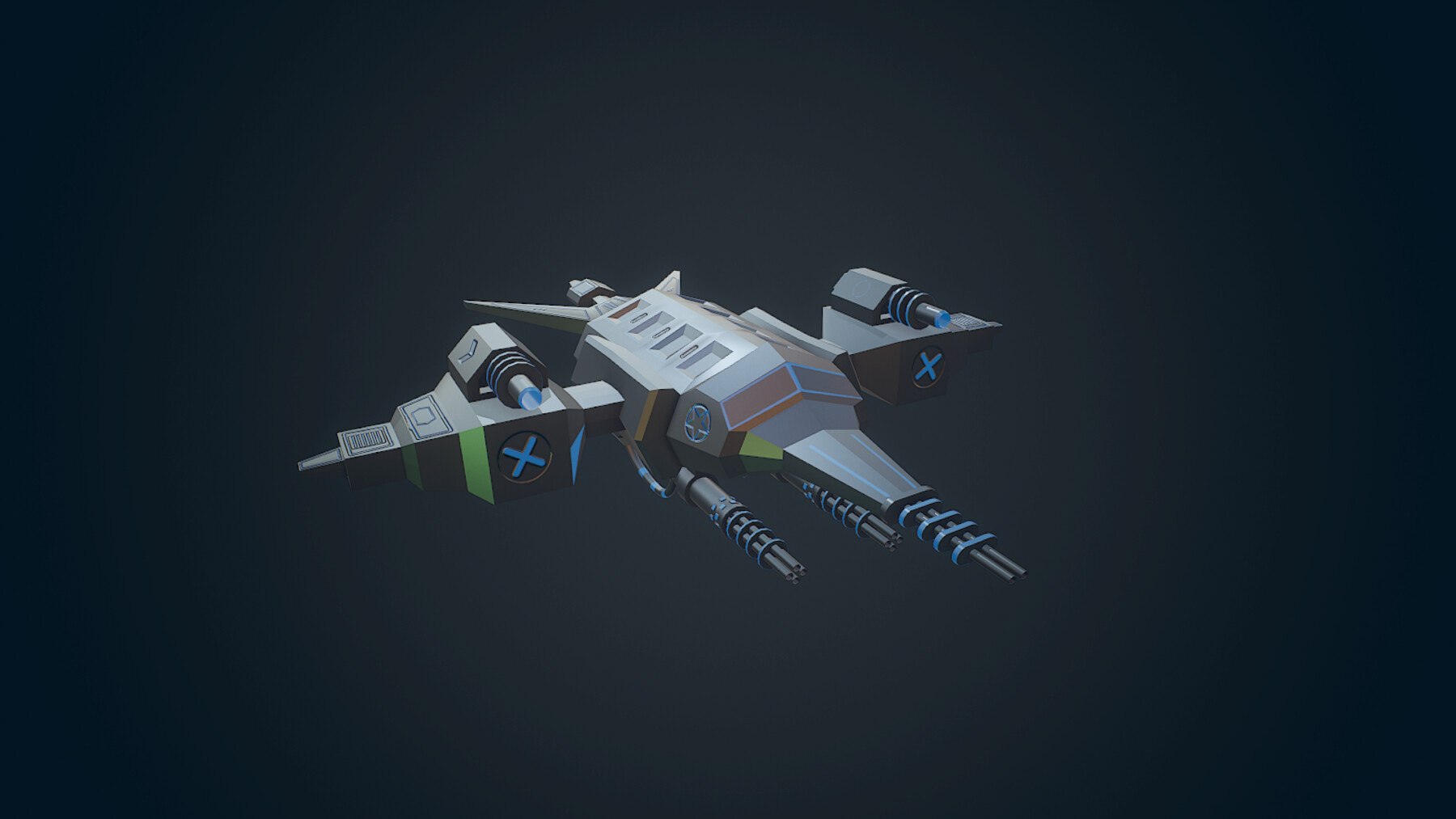 Artstation - Sci-fi Military Drone - 04 