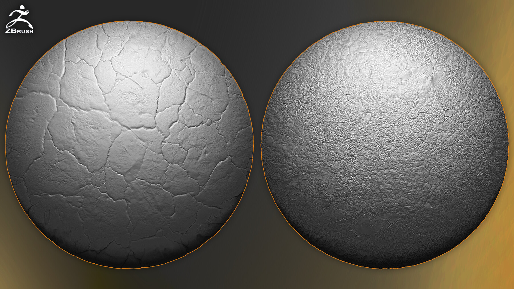 Cracked Ground Alphas for ZBrush preview 3