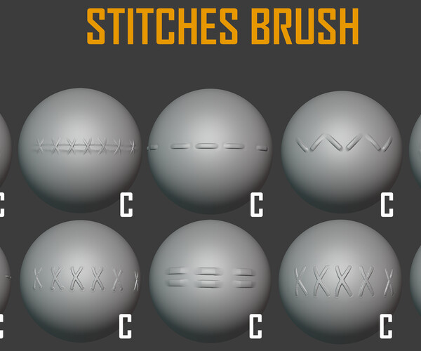 ArtStation Blender Fabric Brushes. 90+ Sculpting Brushes Brushes