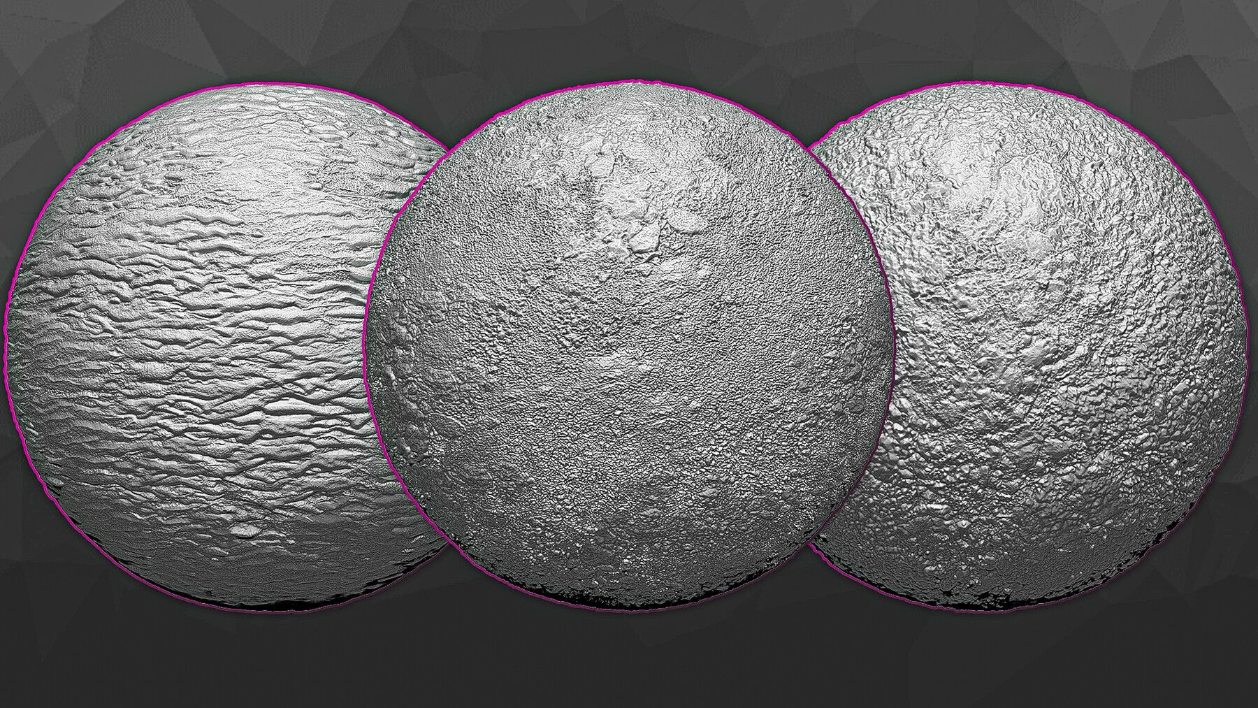 20 Ground Alphas vol.3 for ZBrush, Substance (2K, PNG, Normal) preview 1