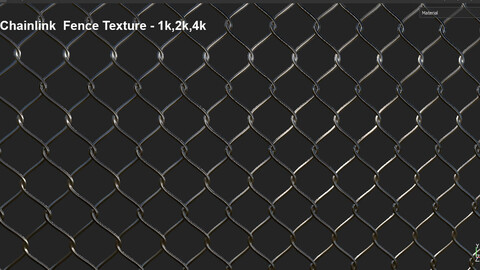 Chainlink  Fence Texture -  Normal map