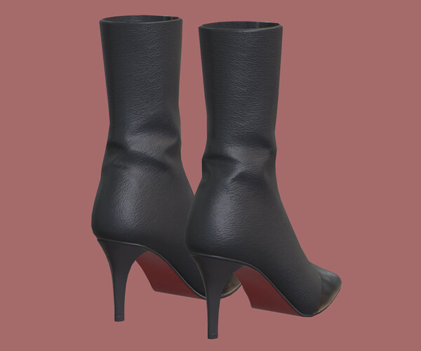 ArtStation - woman sexy high heels boots 01 shoes lowpoly model | Game ...