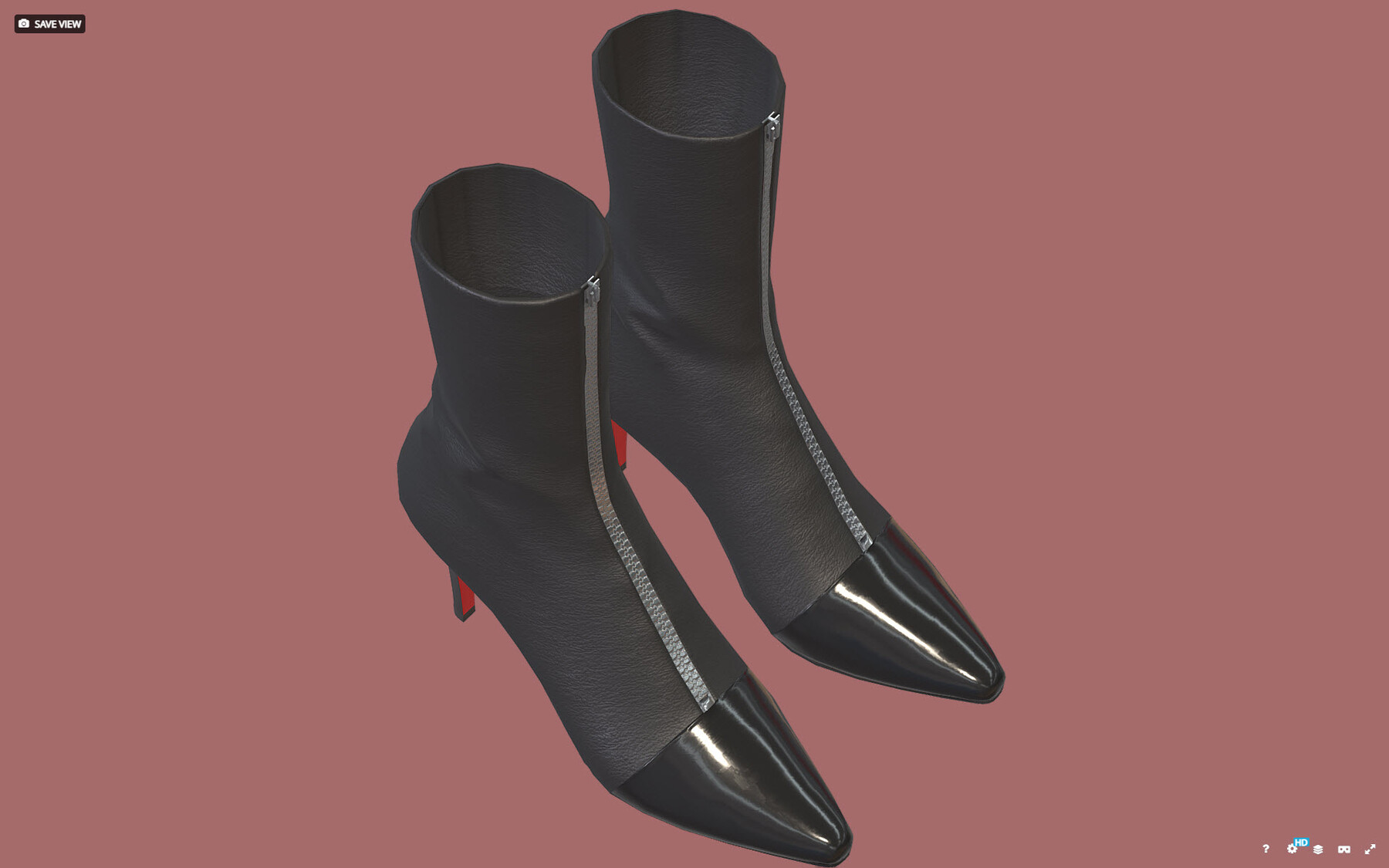 ArtStation - woman sexy high heels boots 01 shoes lowpoly model | Game ...