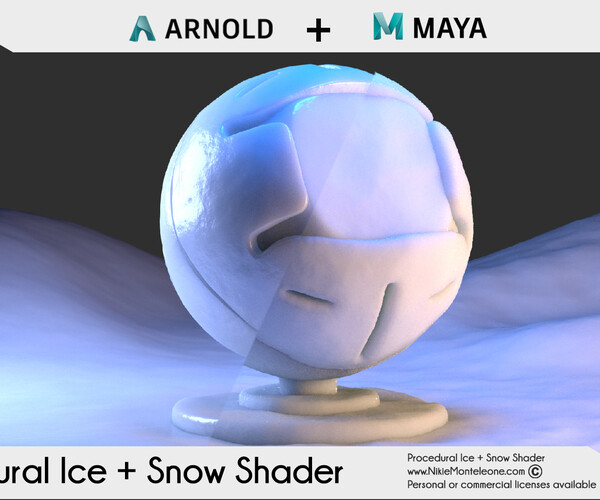 ArtStation - Procedural Ice + Snow Shader | Resources