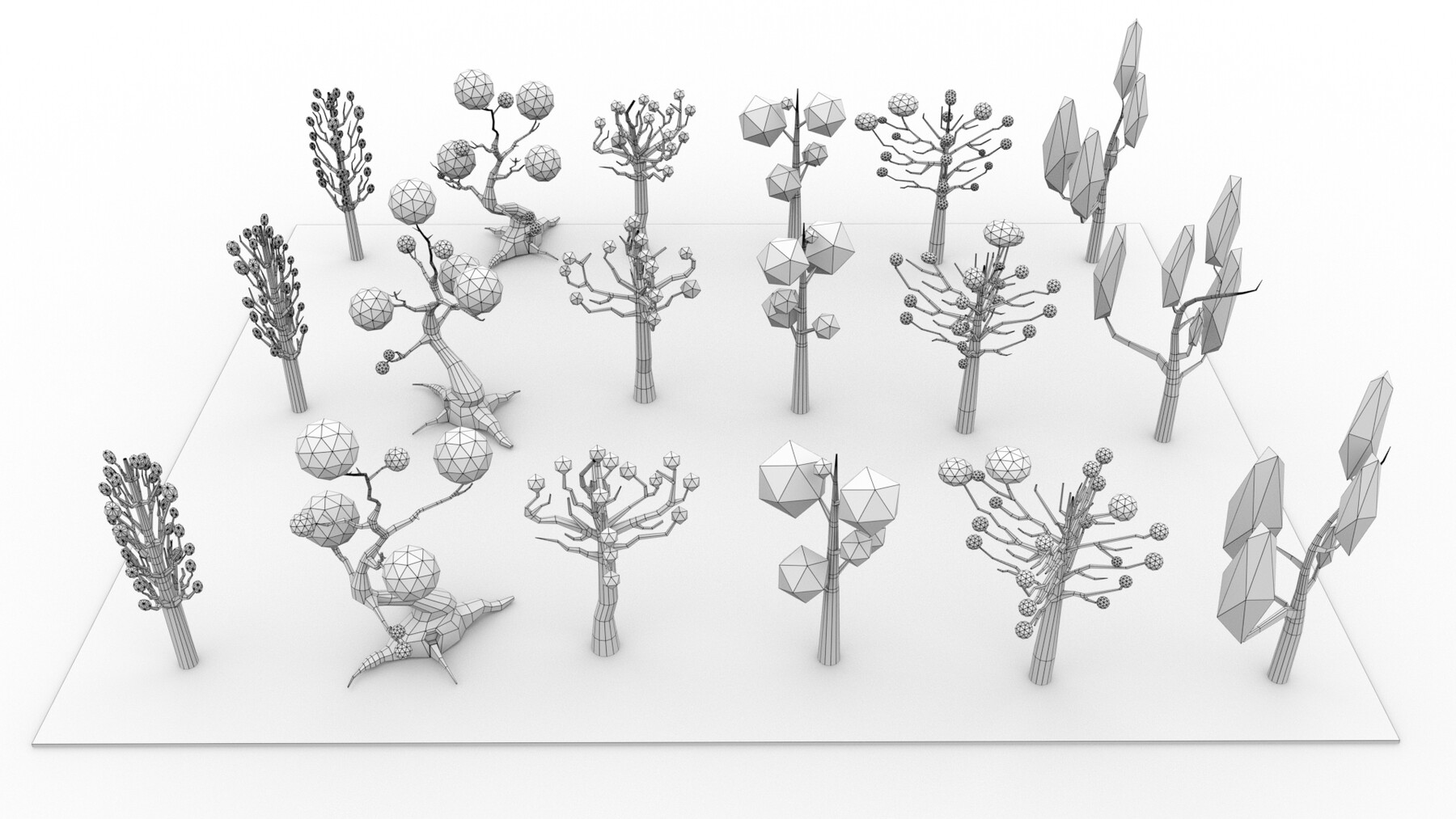 ArtStation - Trees Pack | Game Assets