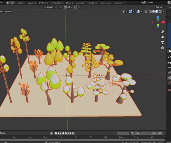 ArtStation - Trees Pack | Game Assets